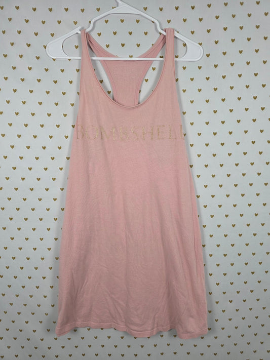 Victorias Secret BOMBSHELL Tank Top Nightgown Sleep Shirt LARGE