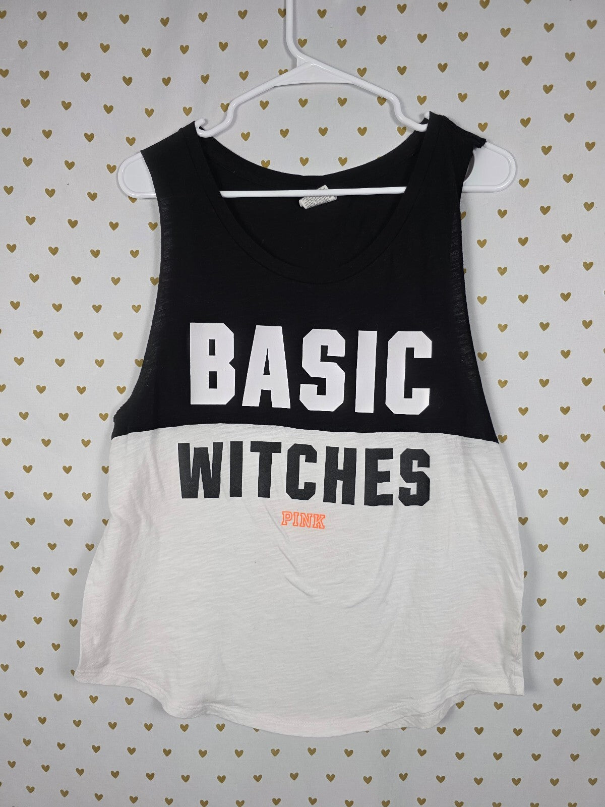 Victorias Secret PINK Basic Witches Halloween Tank Top medium