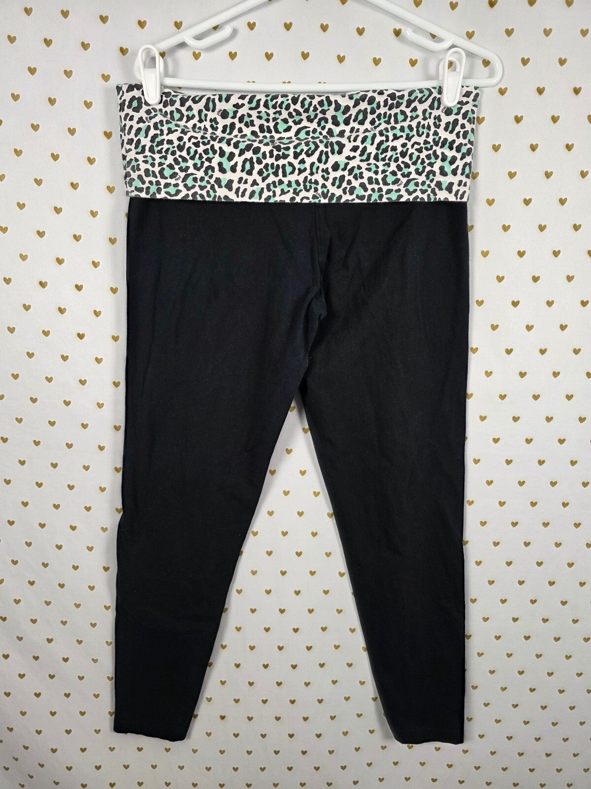 Victorias Secret PINK Yoga Foldover Vintage Y2k Cheetah Leopard Skinny Large