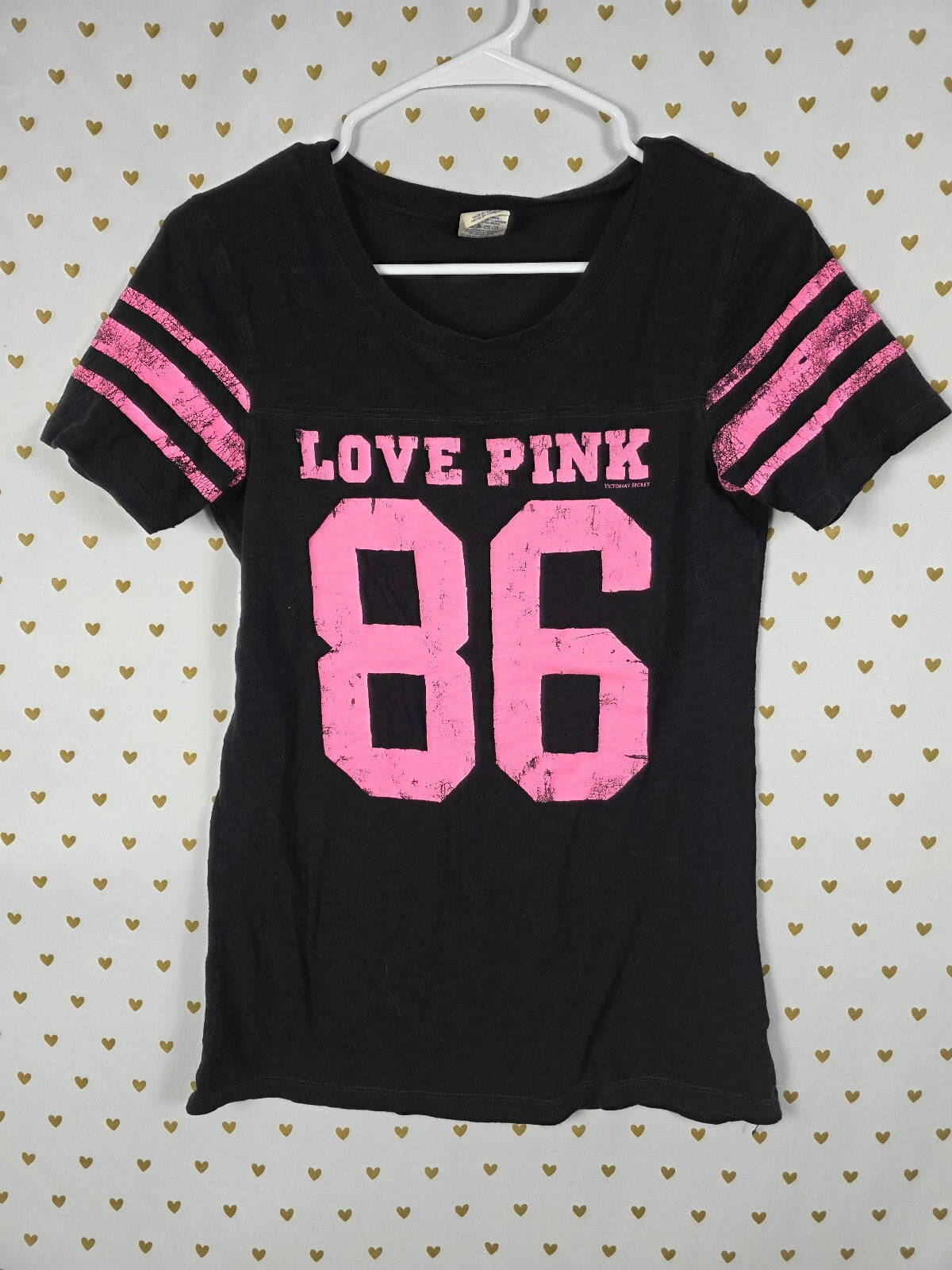 Victorias Secret PINK Vintage 86 Tee shirt Y2k SMALL