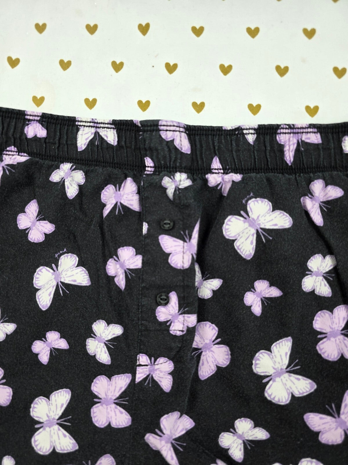 Victorias Secret PINK Butterflies XL  Sleep Shorts Boxers Pajama Bottoms