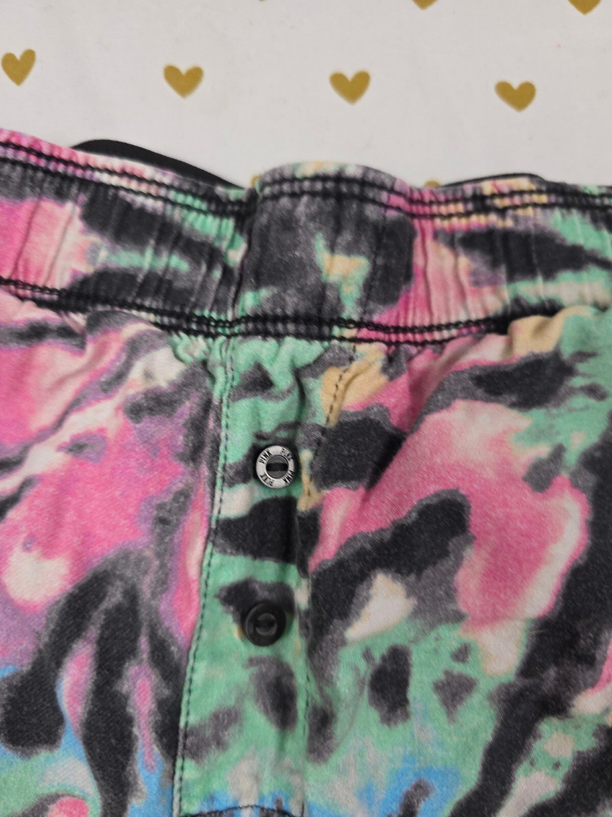 Victorias Secret PINK TYE DYE XS Sleep Shorts Boxers Pajama Bottoms