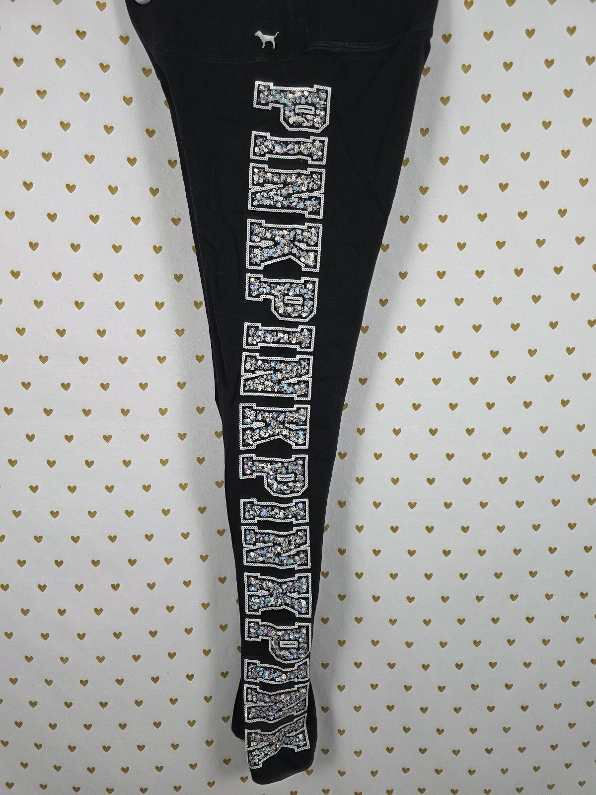 Victorias Secret PINK BLING Yoga Pants Leggings Studded XS