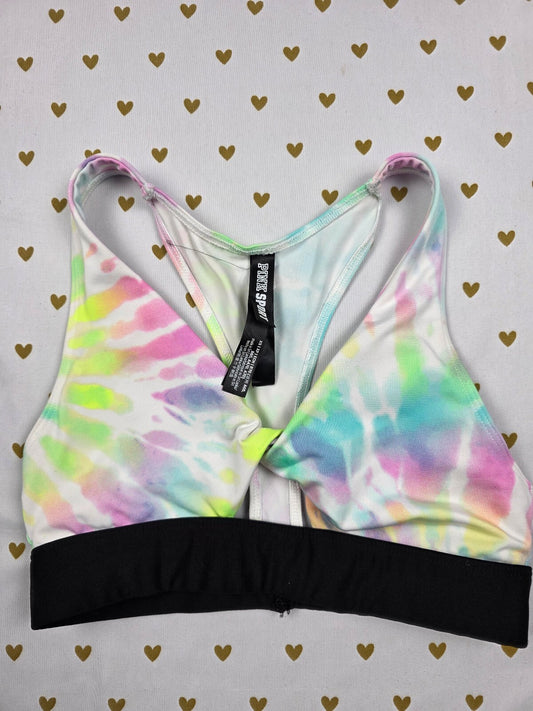 Victorias Secret Pink Tye Dye Sports bra XS Bralette Bra Top Tank