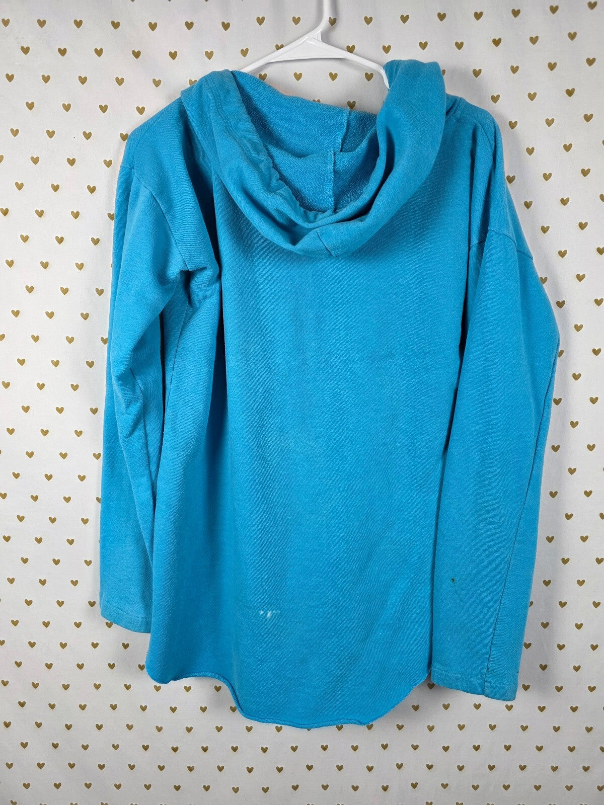 Victorias Secret Pink Vintage Pullover Blue V neck Logo Sweater Medium