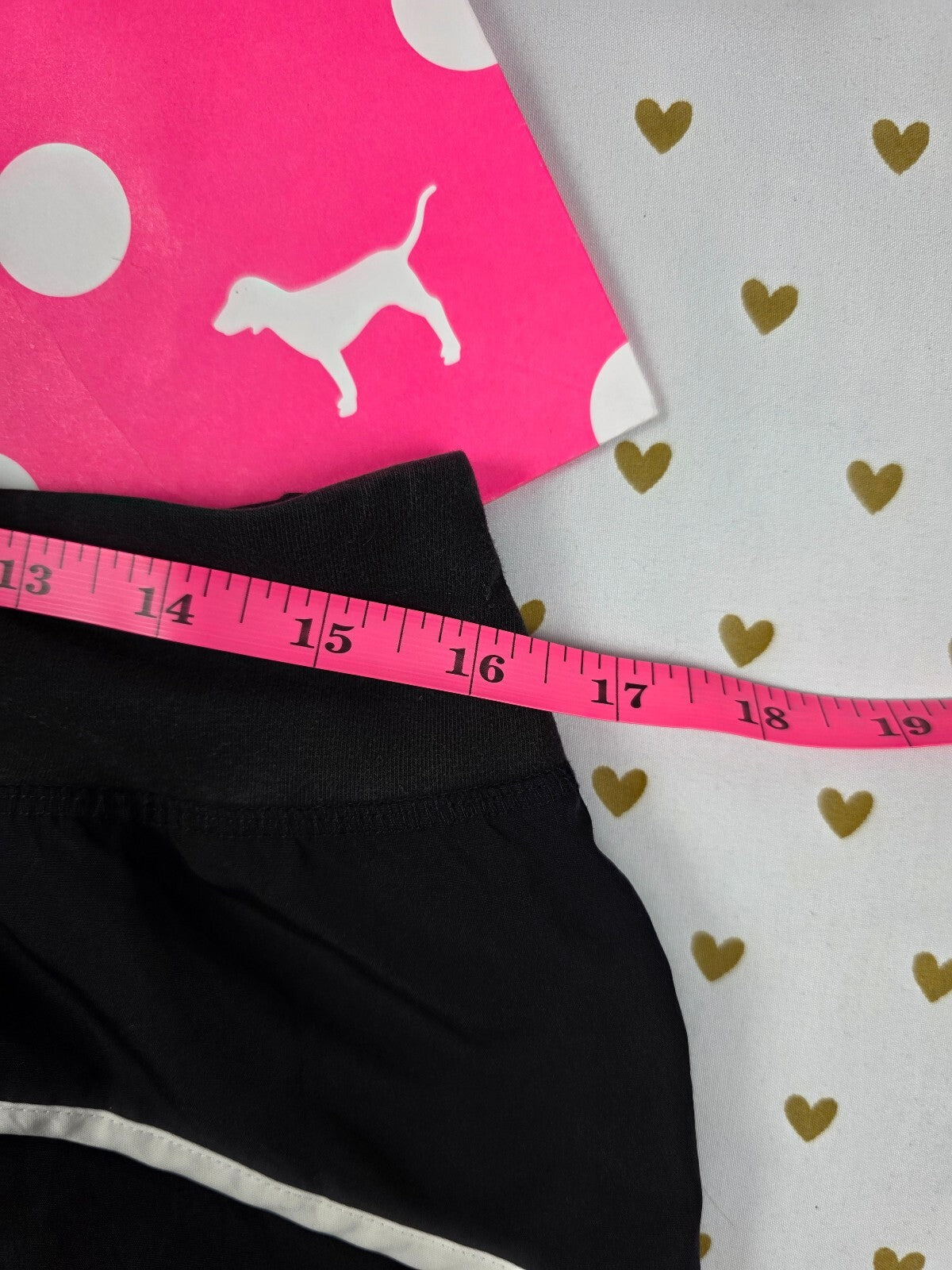 Victorias Secret PINK Active Running shorts black with liner Medium