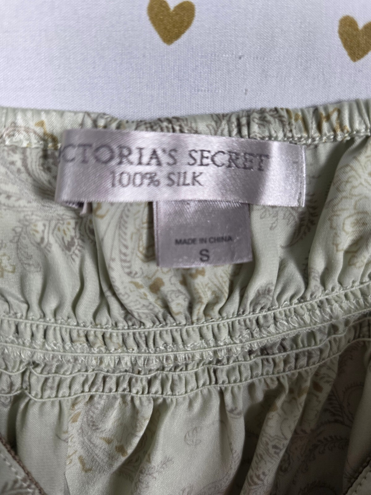 Victorias Secret 100% Silk Nightie Lingerie Slip Dress Floral Small