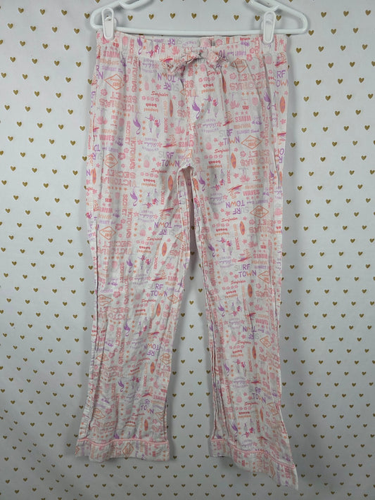 Victorias Secret Surf logo cute SMALL  Sleep Pants Pajama PJ Bottoms
