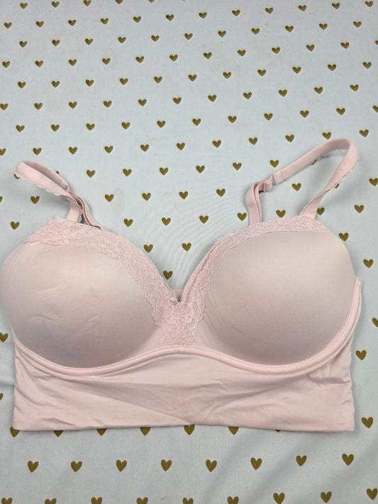 Victorias Secret Blush Pink 34D Padded No Wire Wireless Bra