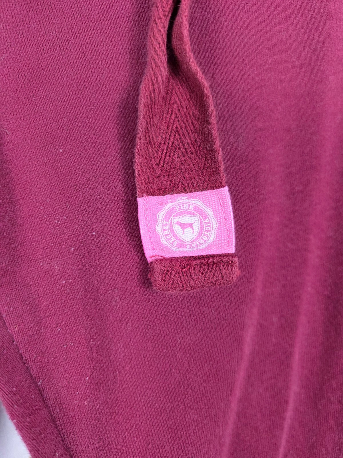 Vintage 2006 Victoria's Secret PINK Phi Beta PINK Foldover Flare Yoga Pants M