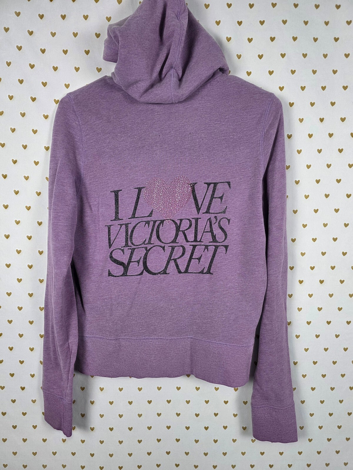 Victorias Secret ANGELS I LOVE VS  WINGS Jacket Purple SUPERMODEL ESSENTIALS M