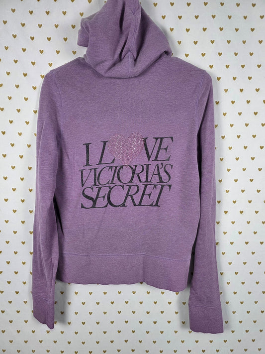 Victorias Secret ANGELS I LOVE VS  WINGS Jacket Purple SUPERMODEL ESSENTIALS M