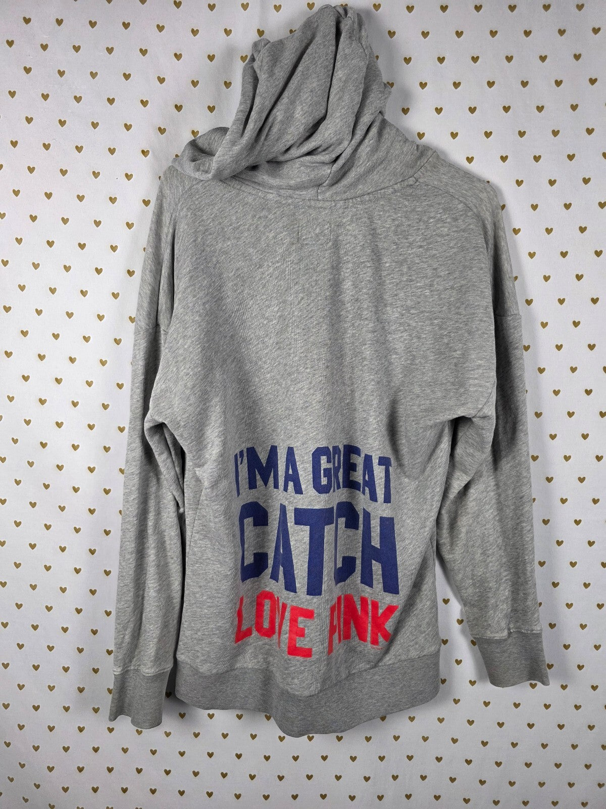 Victorias Secret Pink Chicago Cubs MLB hooded Sweater Pullover Small
