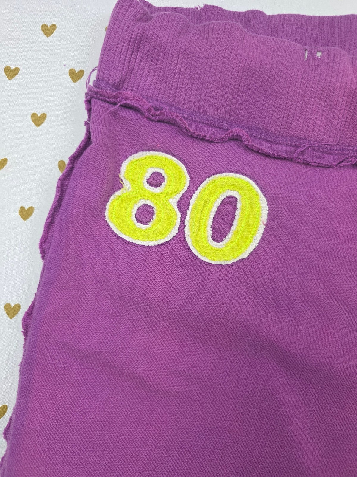 Victorias Secret PINK Vintage Purple Y2k Medium Flawed HTF Logo Shorts Medium 06