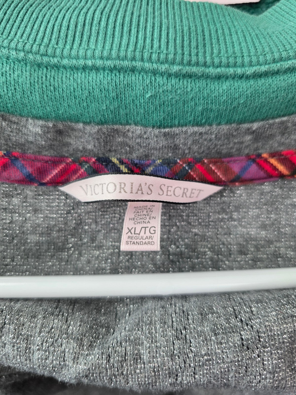 Victorias Secret Shimmer Thread Long sleeve Henley Shirt XL