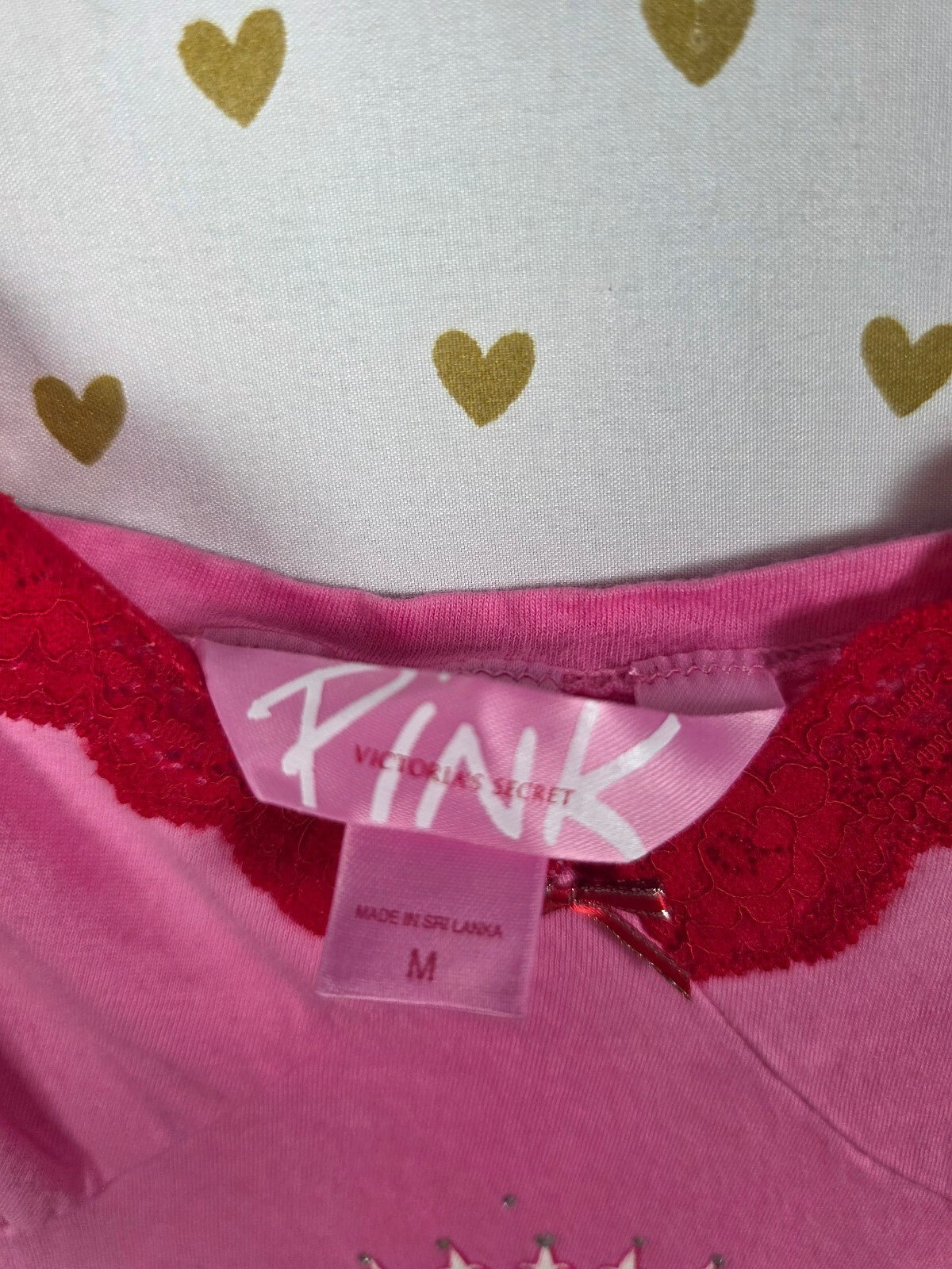 Victorias Secret PINK VINTAGE y2k Lace Trm babydoll slip Dress HTF RARE Medium