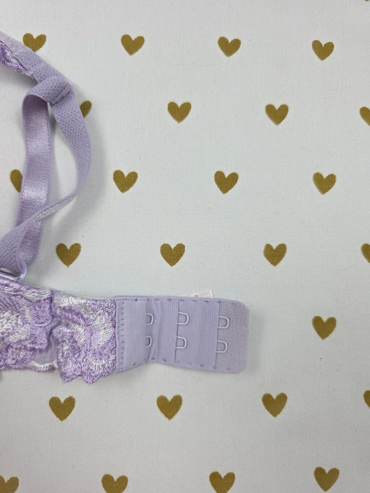 Victorias Secret Vintage Very Sexy Lace Purple Bra 36B