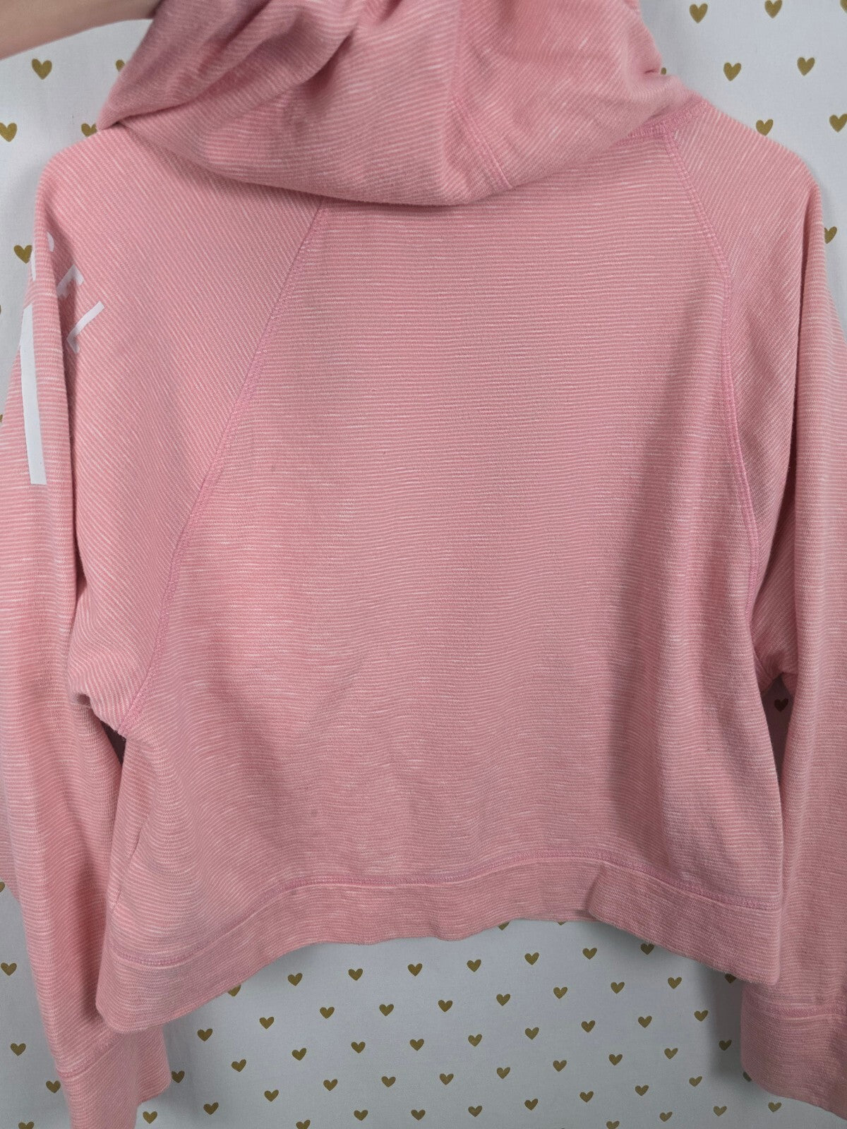 Victorias Secret ANGELS Striped Wings Full zip hoodie jacket SMALL