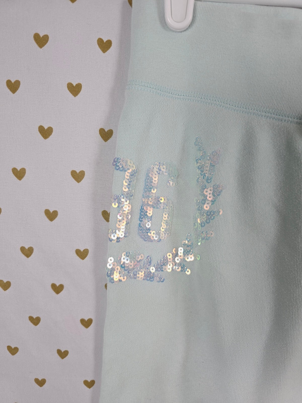 Victorias Secret PINK Mermaid Bling Mint Sweats Sweatpants Small
