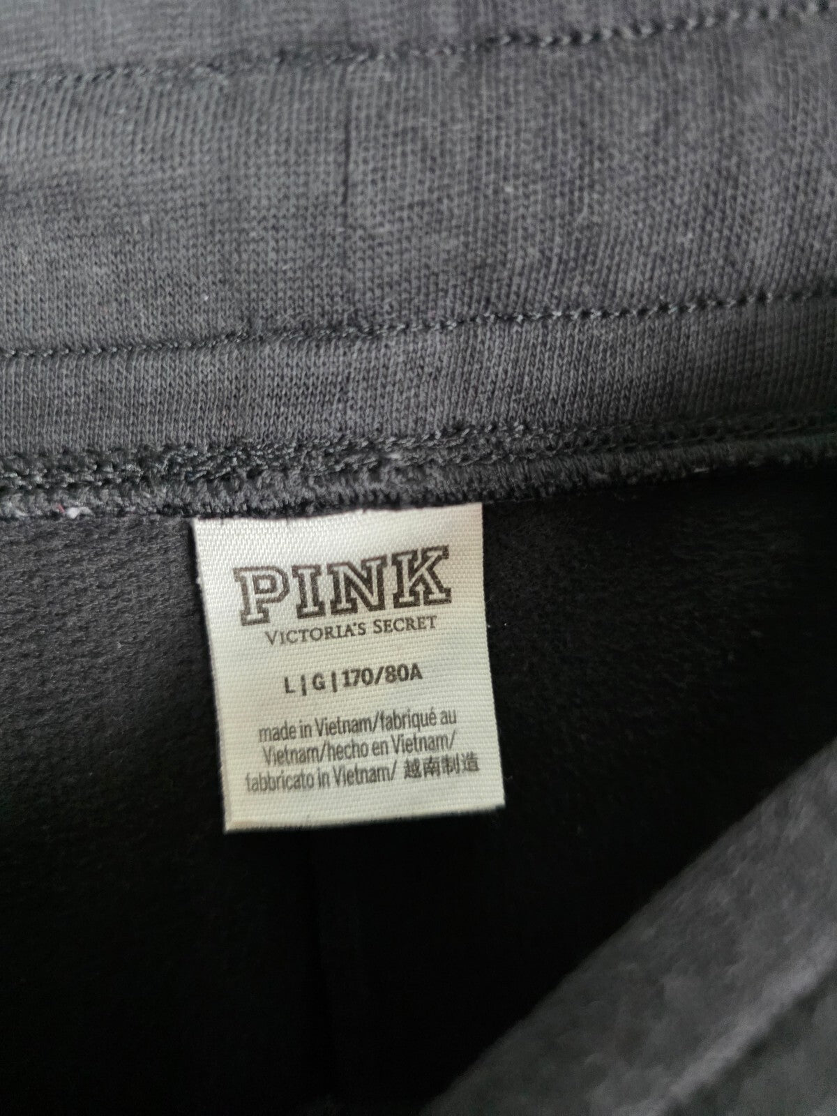 Victorias Secret PINK Bling Studded Sequined Joggers Sweatpants Large