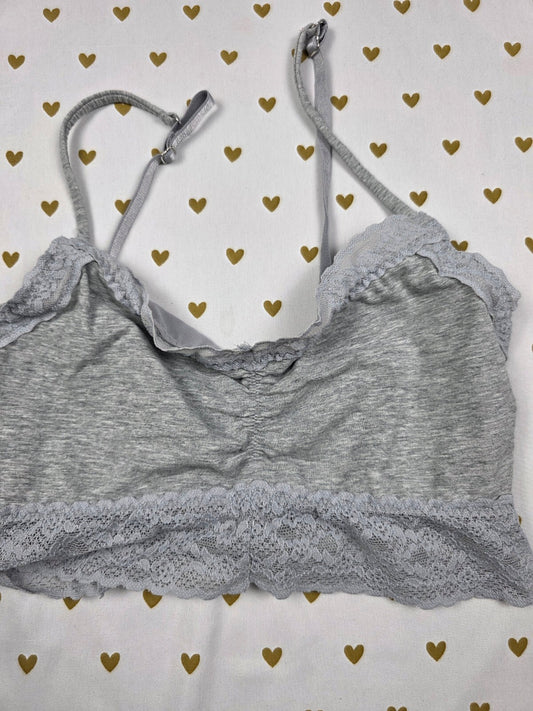 Victorias Secret Stretchy Bow Open Back CUTE SMALL Bralette Bra Top Tank