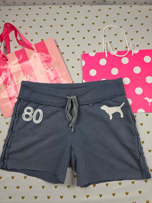 Victorias Secret PINK Vintage XS Blue Logo Shorts Y2k