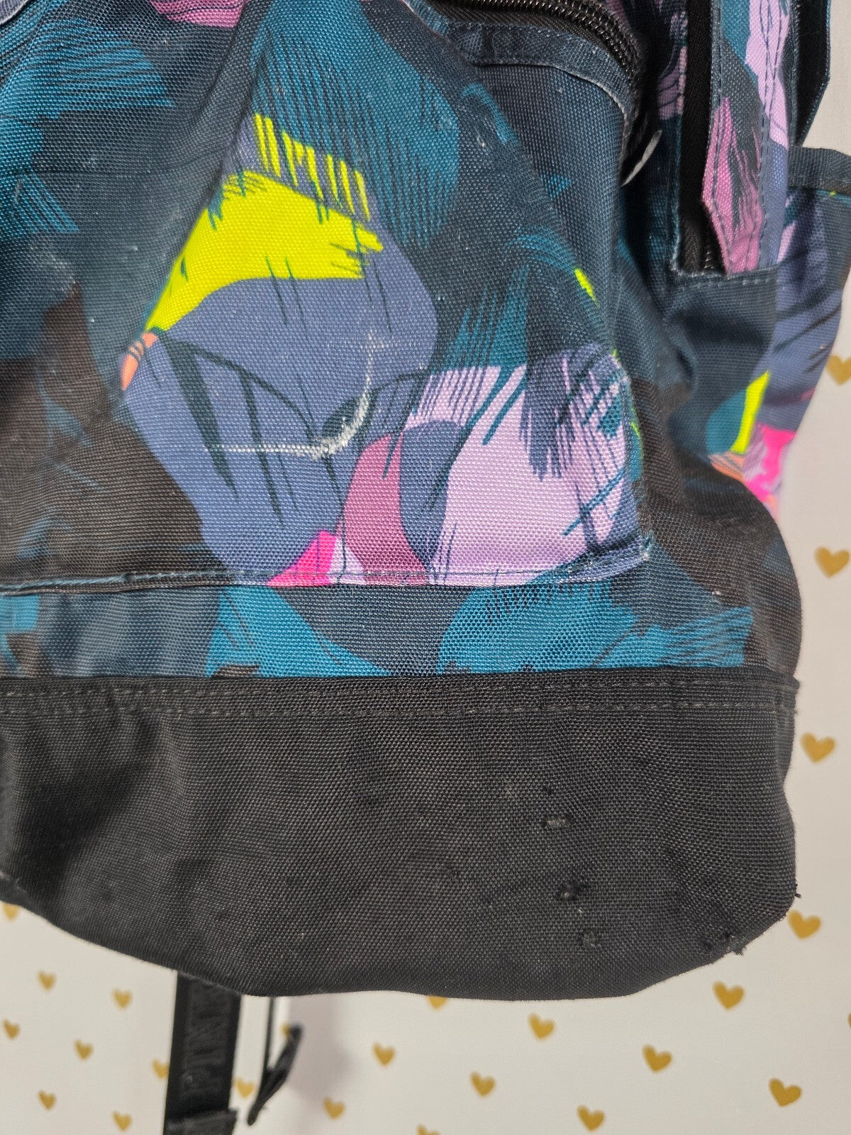 Victoria's Secret PINK Backpack Campus Backpack Tropical Floral Print Book Bag