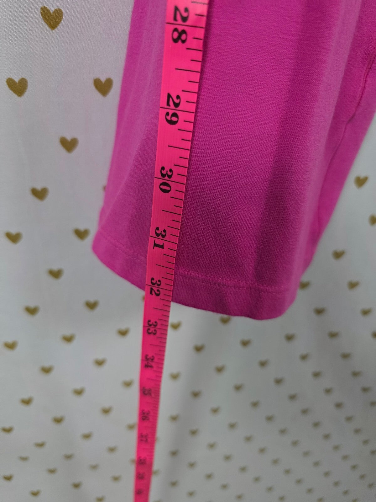 Victorias Secret PINK Foldover BLING Studded Flare Yoga Pants Cotton Medium