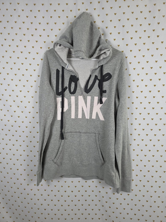 Victorias Secret Pink Vintage y2k Pullover Oversized Hoodie Sweater Large
