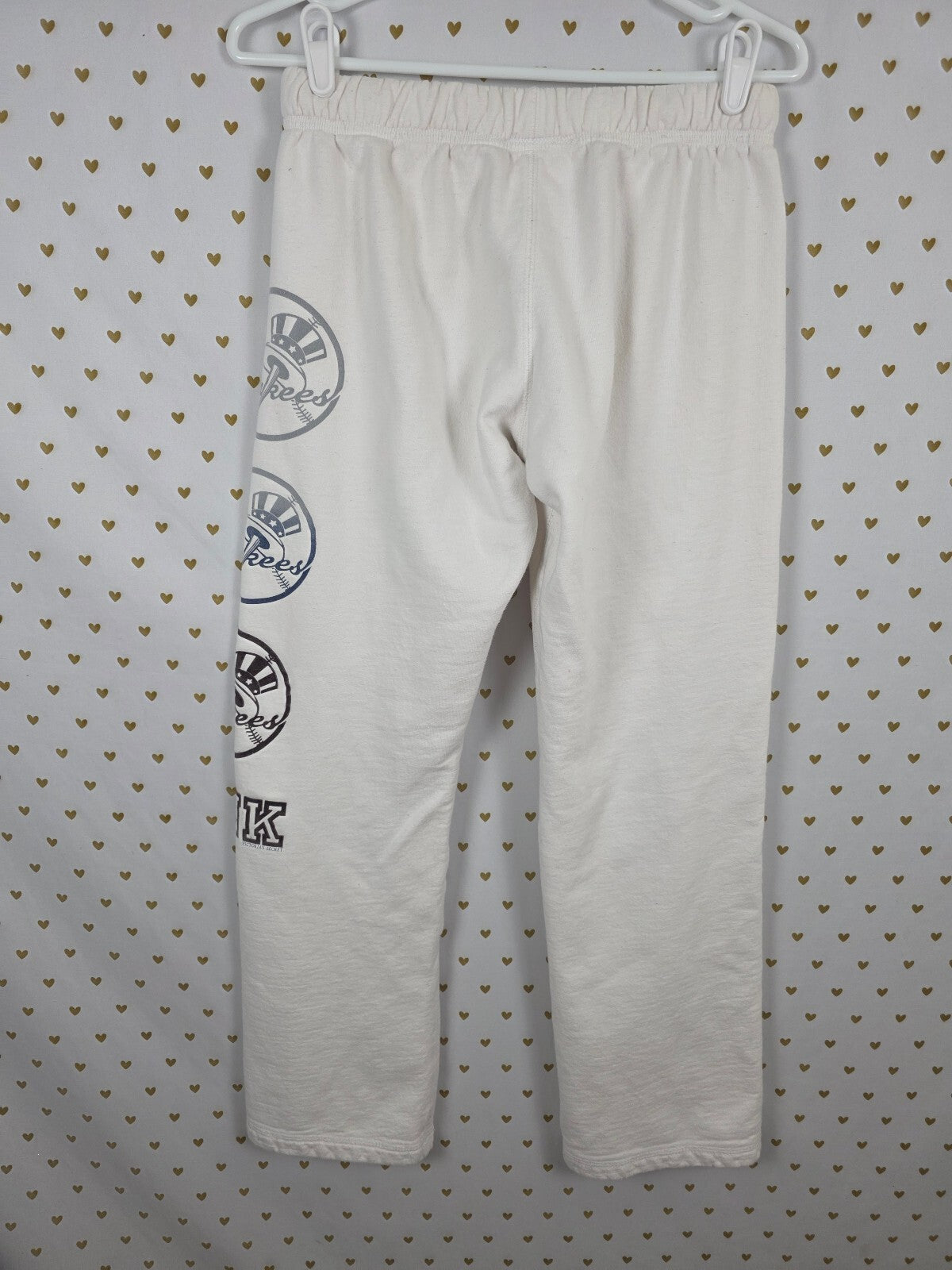 Victoria's Secret PINK Yankees MLB Sweatpants Small 5th & Ocean Baseball