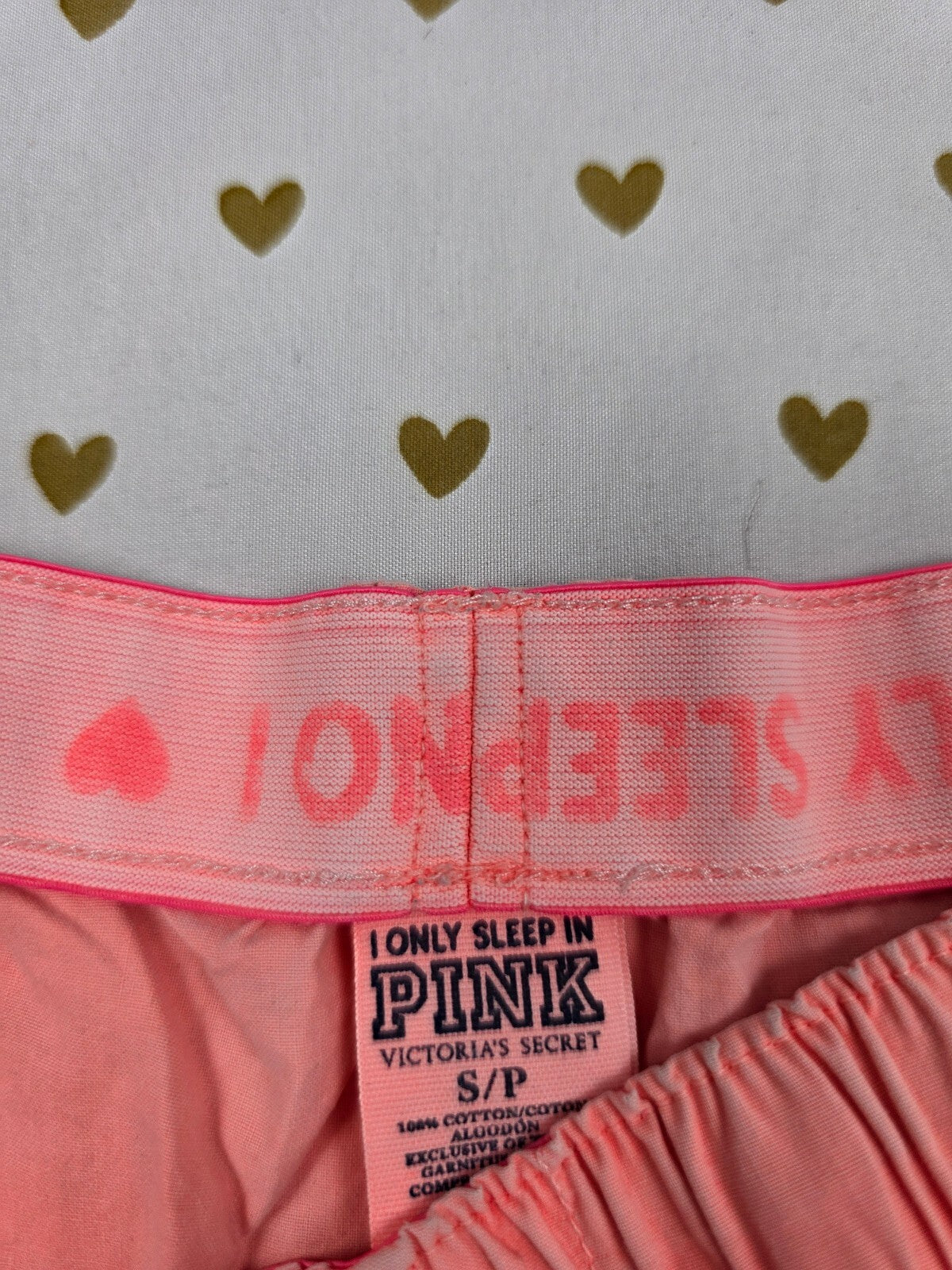 Victorias Secret PINK NEON Bling Small Sleep Shorts Boxers Pajama Bottoms