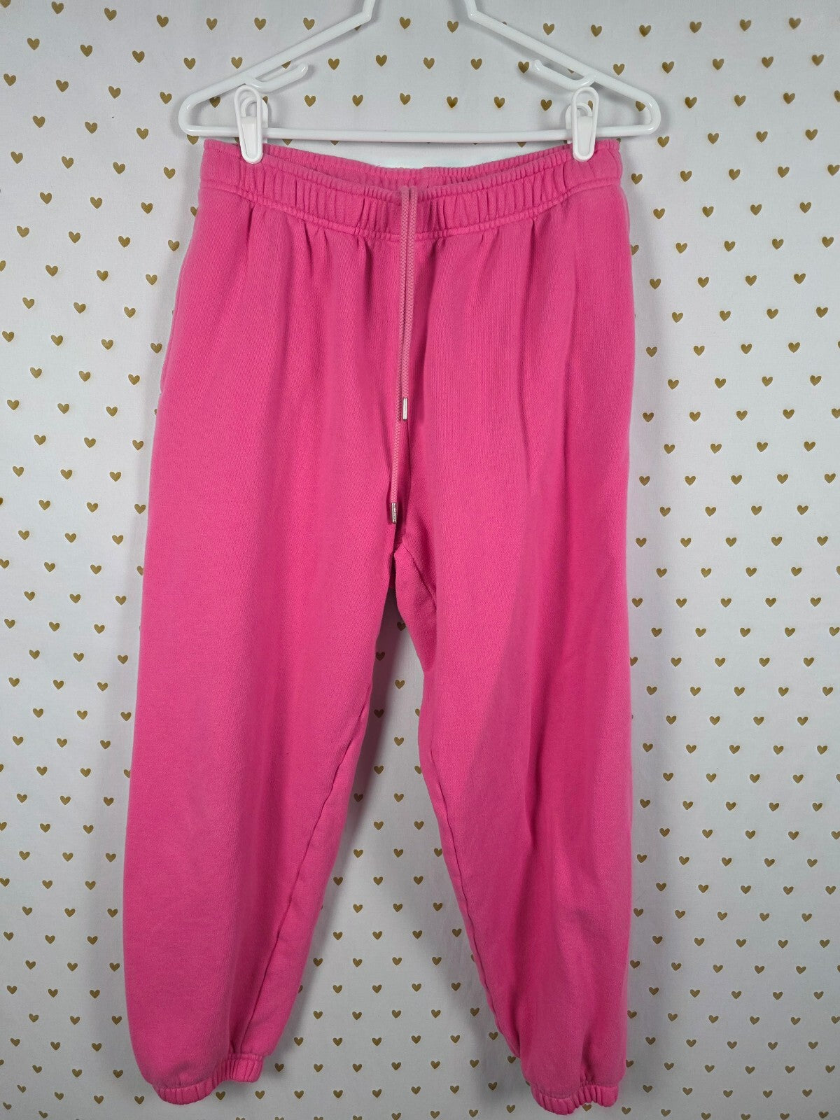 Victoria's Secret PINK Old English BLING Hoodie Sweatpants Gothic Halloween M L