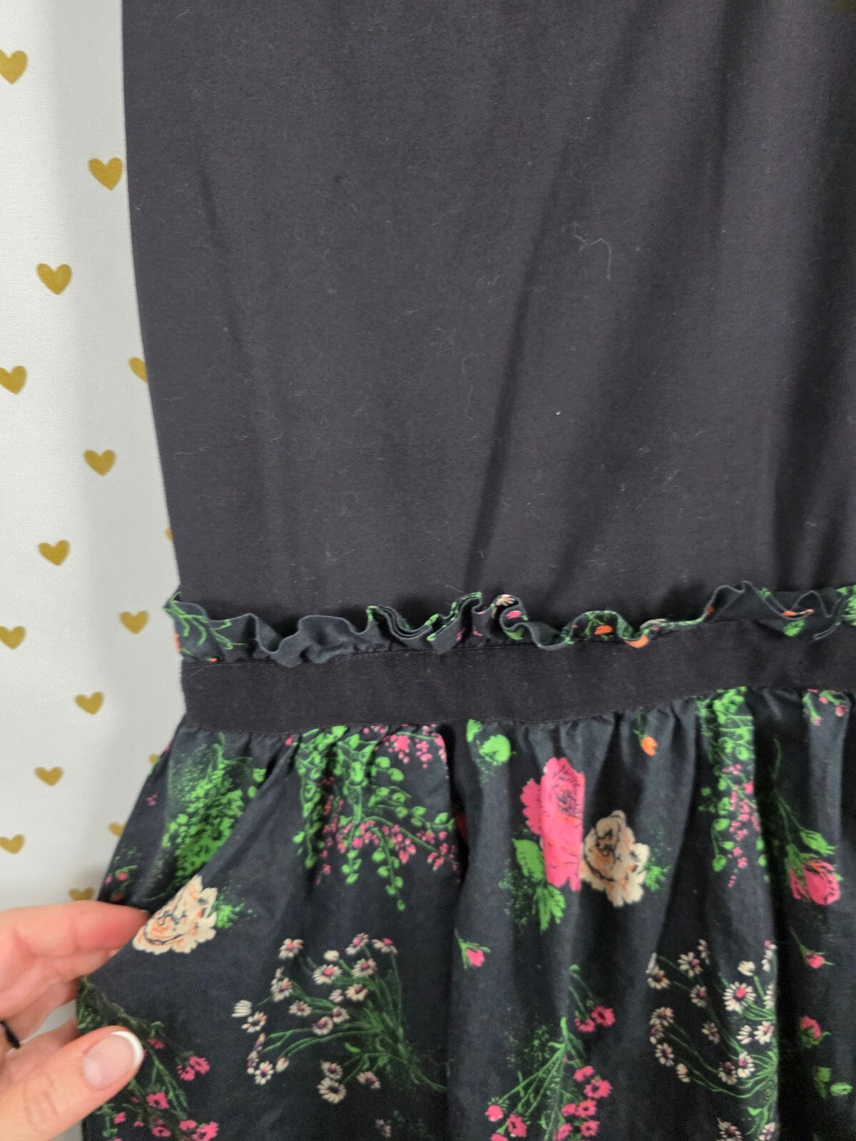 Victorias Secret PINK Vintage Tank Top Skater Dress Pockets Floral Small Y2k
