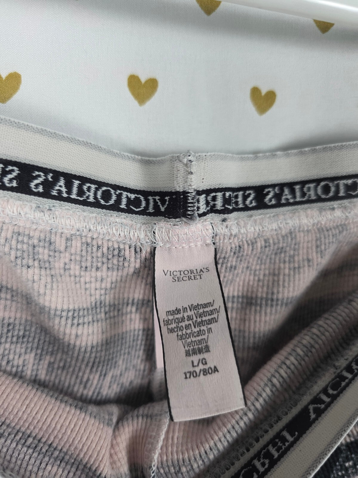Victorias Secret Thermal Geometric Large Sleep Pants Pajama PJ Bottoms