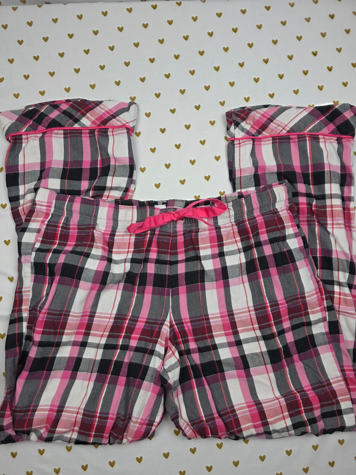 Victorias Secret Plaid Sleep Pants Pajama Bottoms SMALL