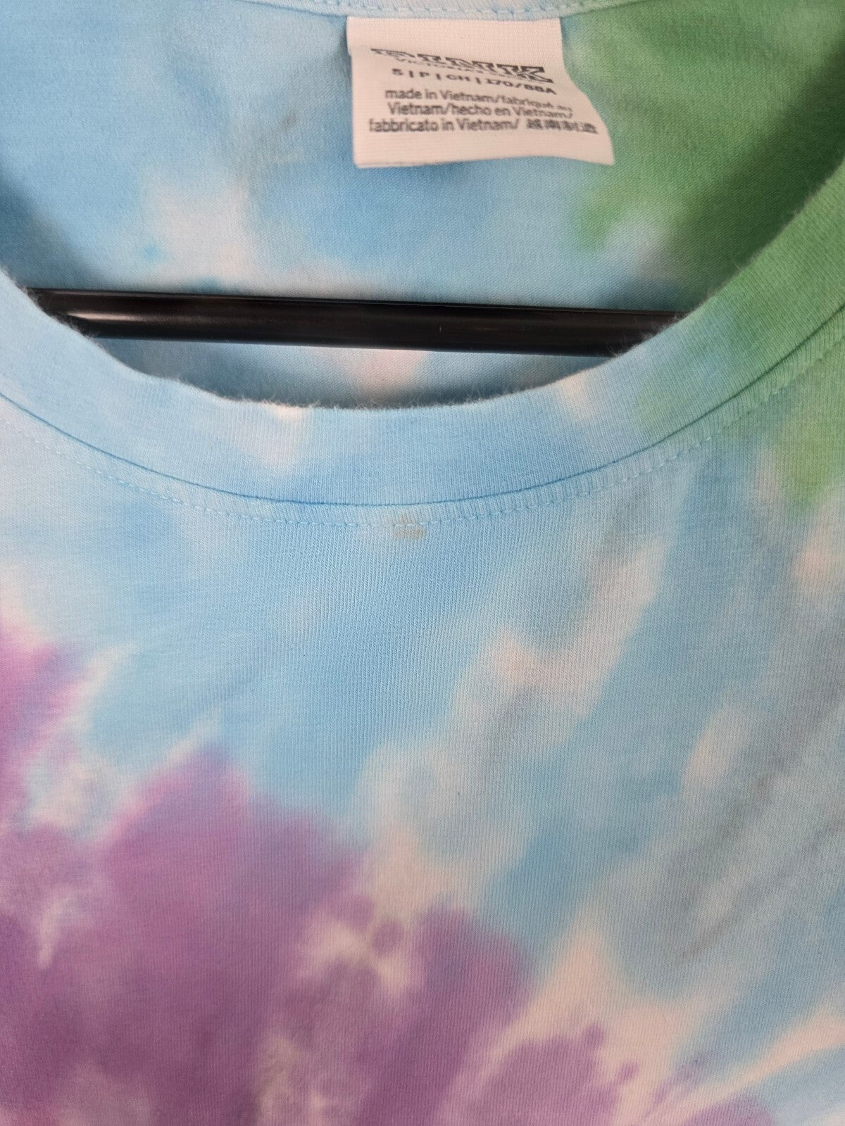 Victorias Secret PINK Tye Dye Cinched Side adustible Tee shirt Dress SMALL