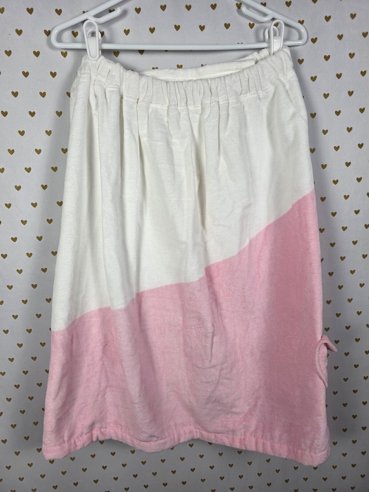 Victoria's Secret Towel Wrap Pink Pocket Spa Bath 27x55  NEW NWT