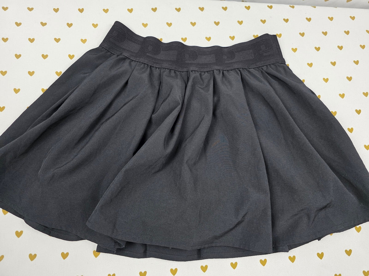 Victorias Secret PINK Black Flowy SKORTS Skirt Shorts Pleated SMALL