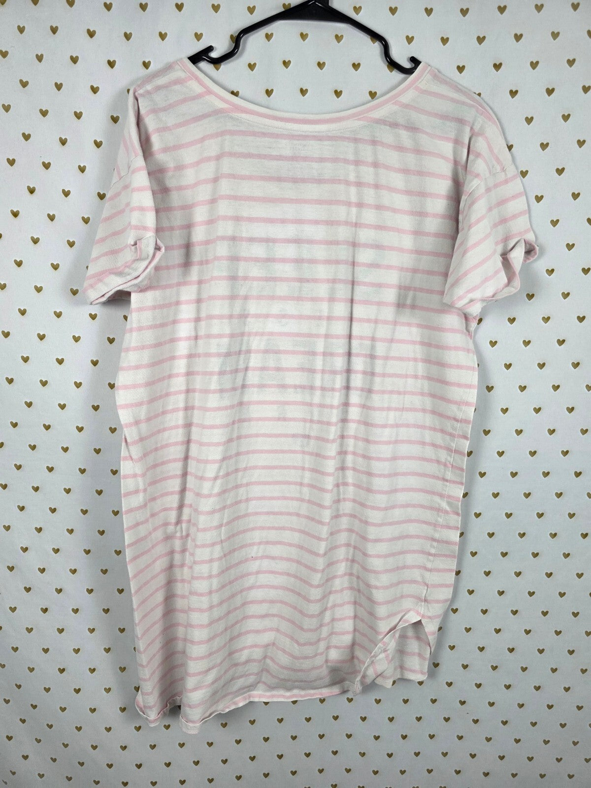 Victorias Secret Soft XL Striped SLEEP LESS DREAM MORE Nightgown Sleep Dress XL
