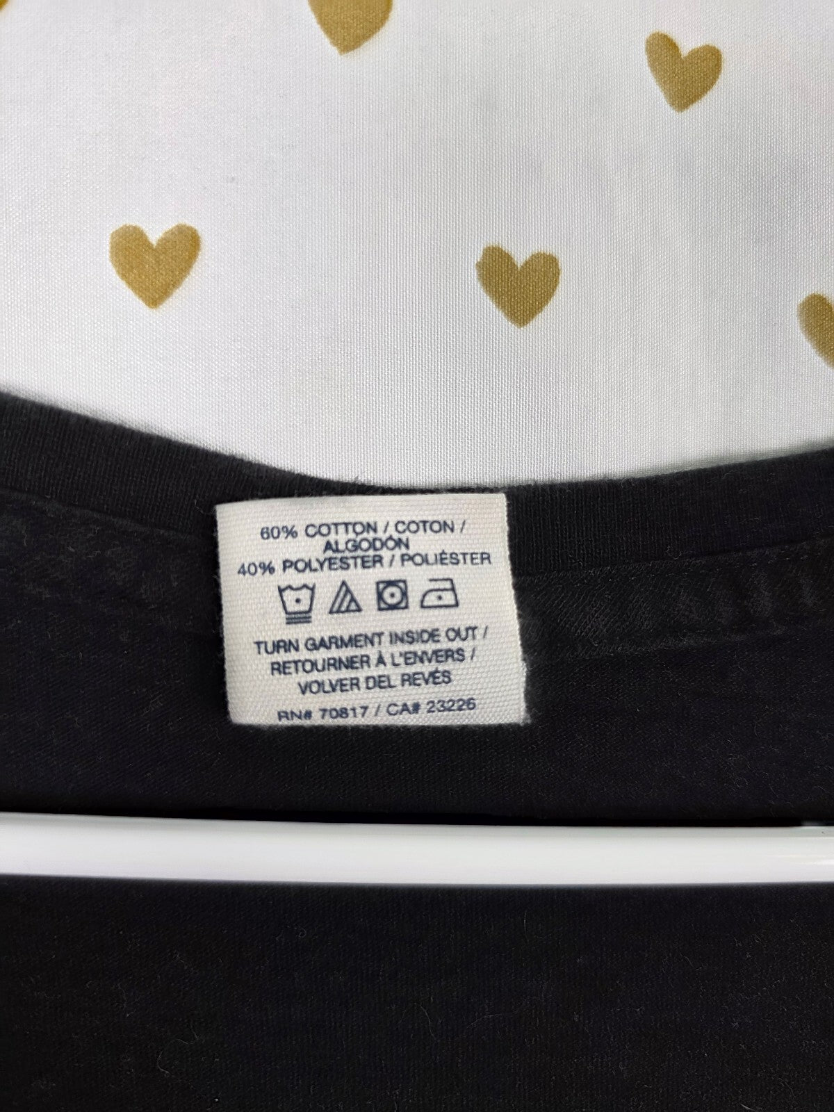 Victorias Secret PINK LOVE NATION Vintage Tee shirt black SMALL