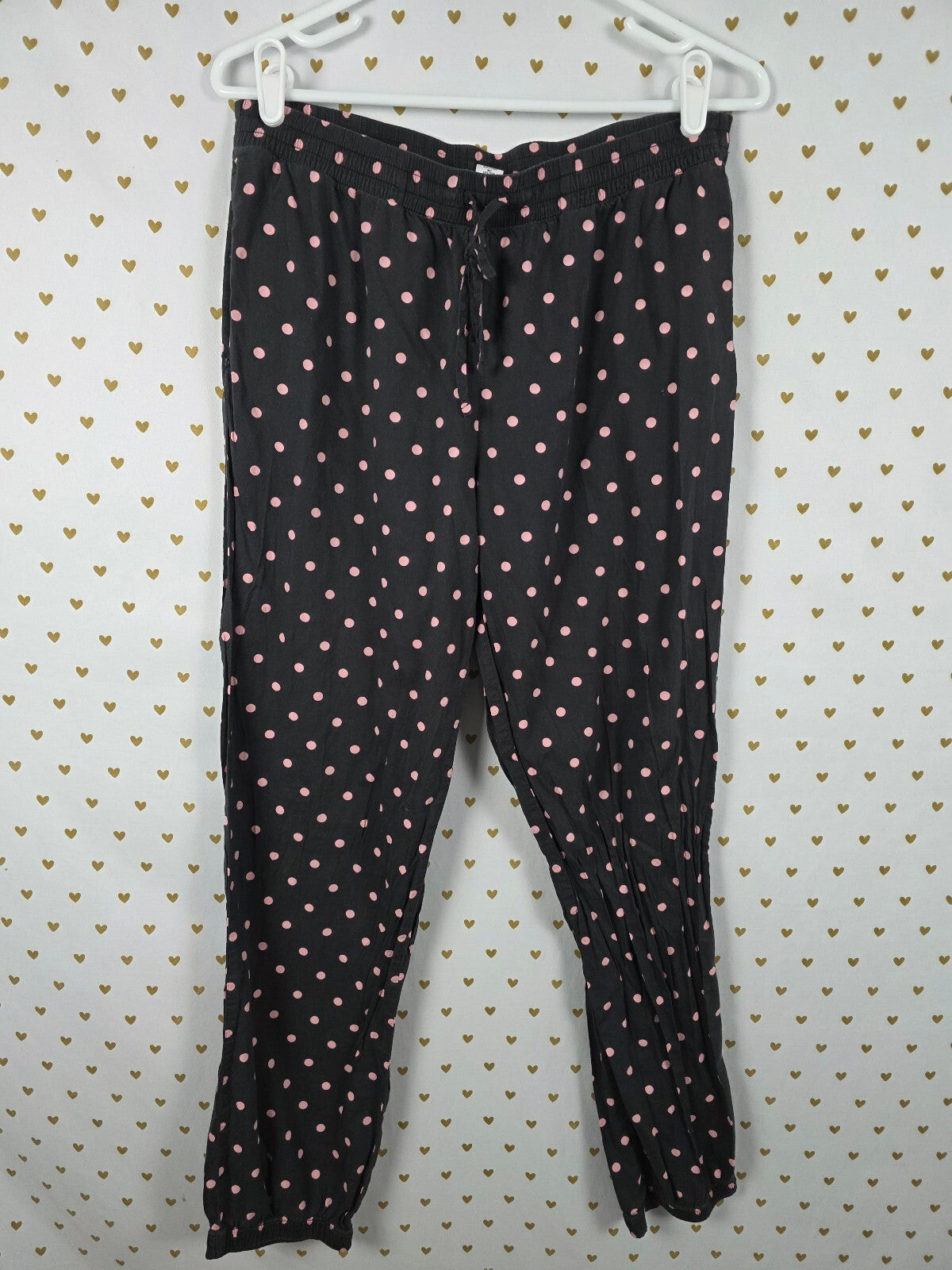 Victorias Secret Soft Polka Dot Medium Sleep Pants Pajama PJ Bottoms