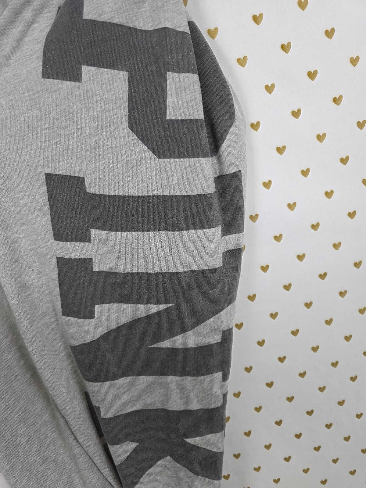 Victorias Secret PINK Vintage small grey logo Sweats Joggers Y2k