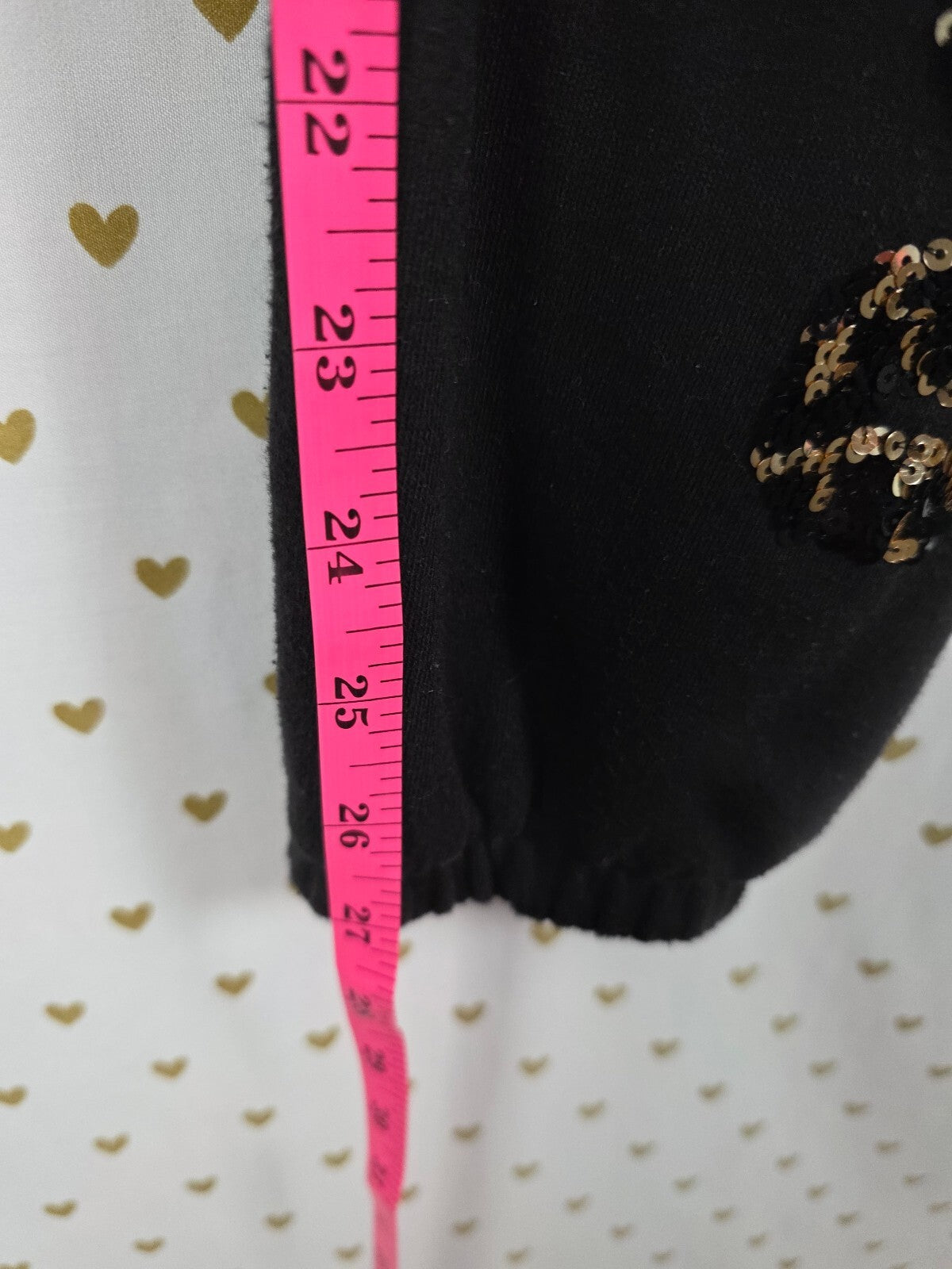 Victorias Secret PINK Cheetah Leopard Bling Sweats Sweatpants Sequined Medium