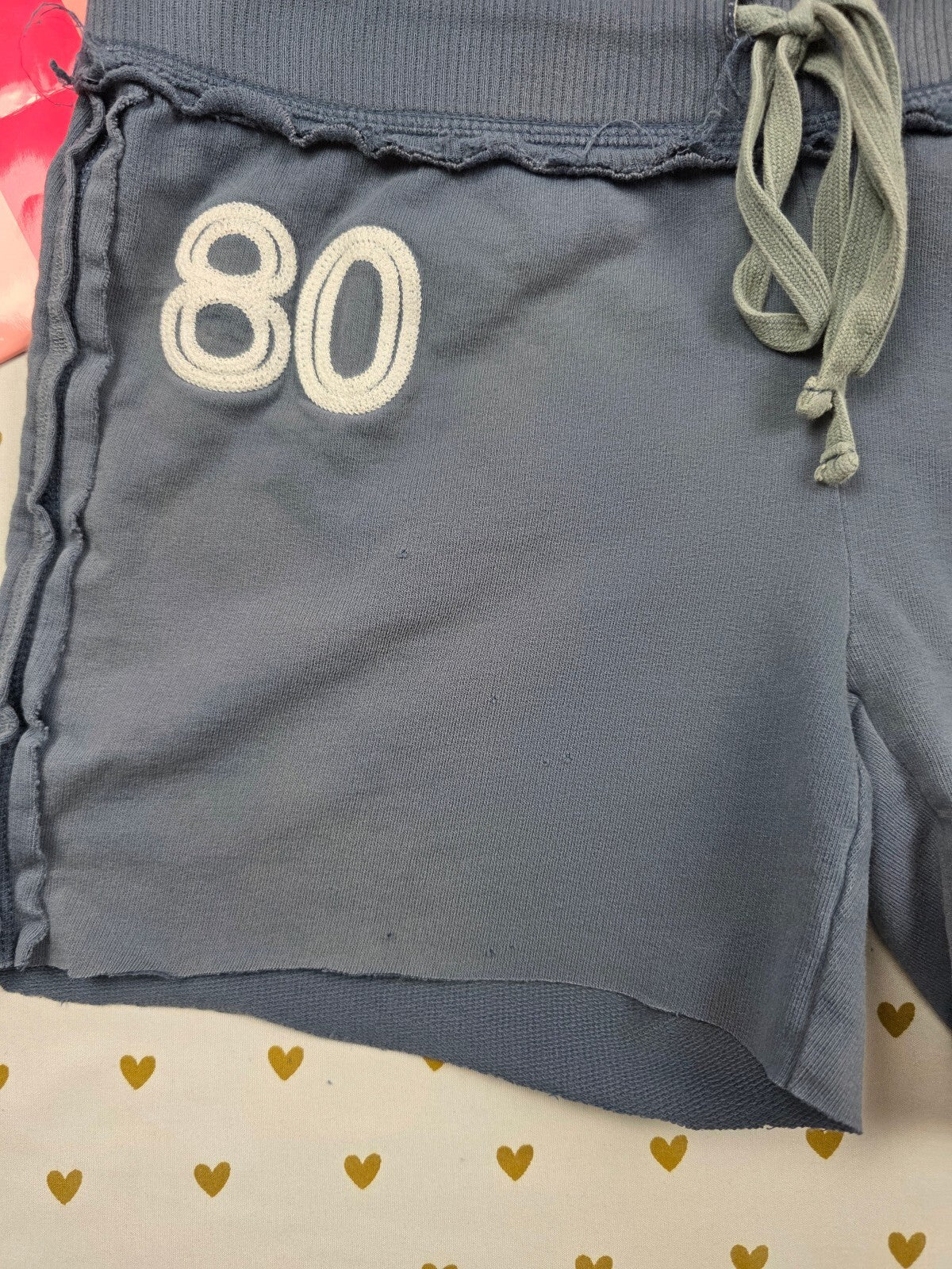 Victorias Secret PINK Vintage XS Blue Logo Shorts Y2k