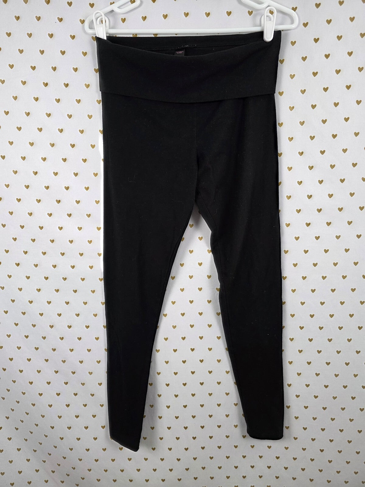 Victorias Secret Foldover Love Skinny Yoga Pants Small