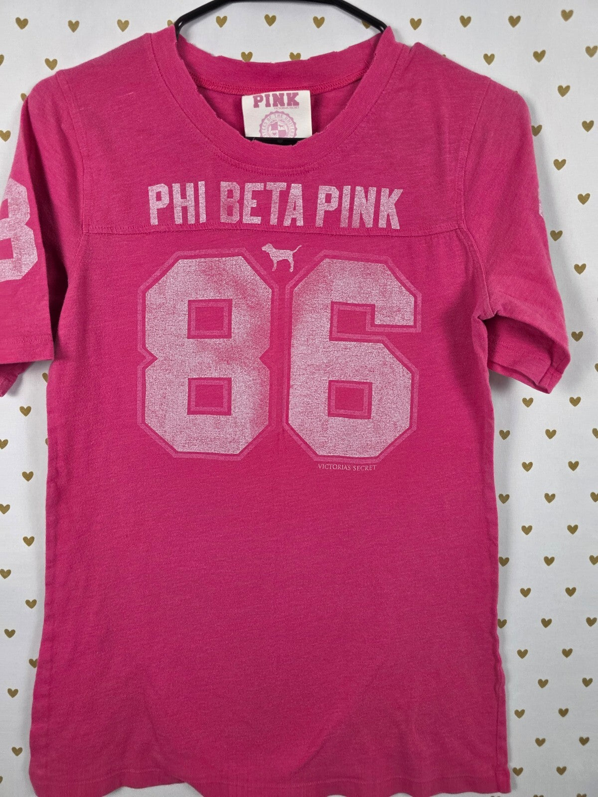 Victorias Secret PINK Phi Beta 96 Vintage Tee shirt Y2k LARGE