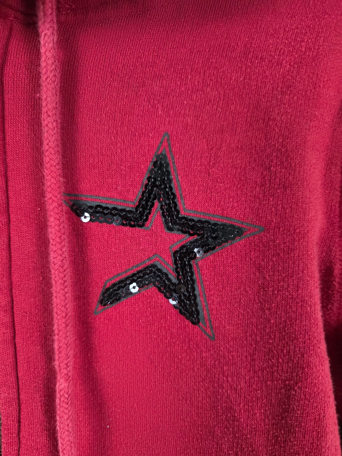 Victorias Secret Pink ASTROS MLB Full zip Hoodie Jacket BLING Houston SMALL
