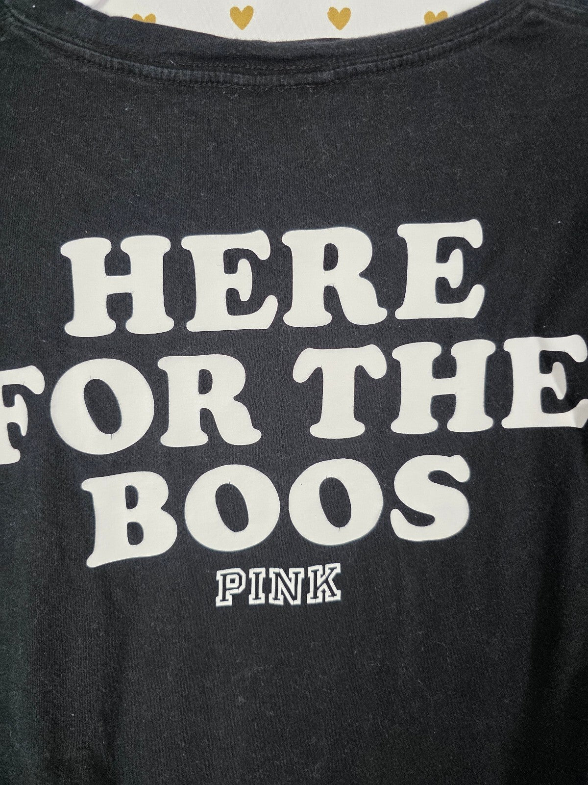 Victorias Secret PINK Halloween Here for the BOOS XS Cropped Skeleton Tee Shirt