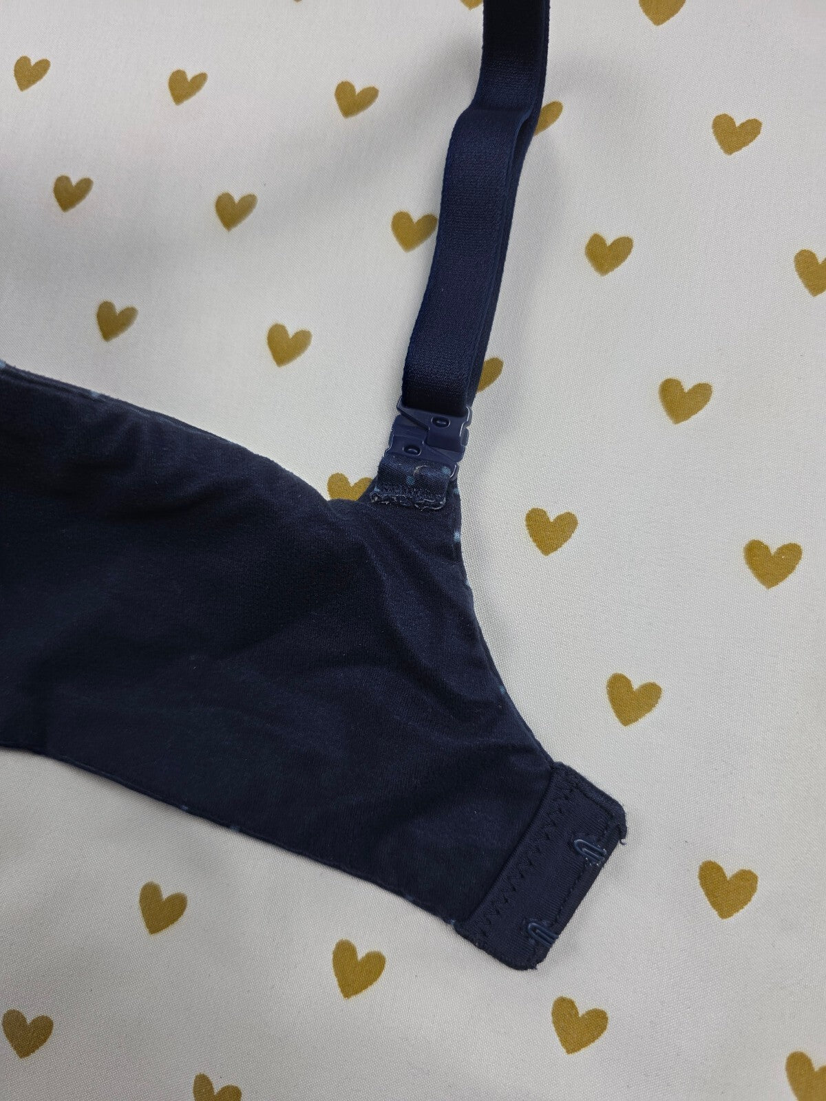 Victorias Secret Blue Polka Dot Perfect Shape Bra 32DDD