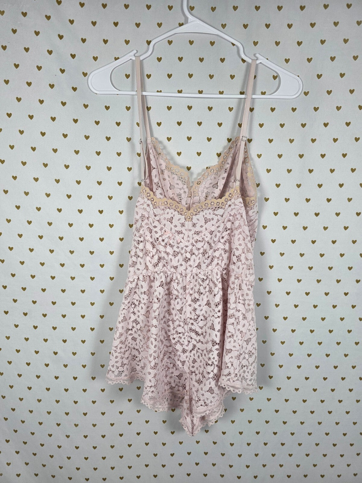 Victorias Secret Cute Lace Romper Stretch Outfit Medium